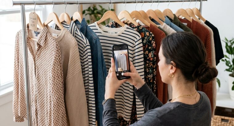 Cómo empezar a vender ropa usada online